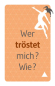 Preview: Beispiel-Karte C: Visuell ansprechende Fragen zur spielerischen Aufarbeitung von Alltagssorgen und zur Entdeckung verborgener Potenziale.