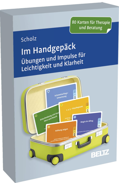 Produktschachtel: Fachlich kompetentes Beratungsmaterial für das Coaching und die Psychotherapie zur gezielten Bewältigung von Burnout und Erschöpfungszuständen.