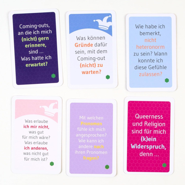 Preview: Karten und geöffnete Box: Praxisnahes Interventionsmaterial für die Jugendhilfe und die psychologische Beratung als hilfreiche Brücke für verunsicherte Angehörige.